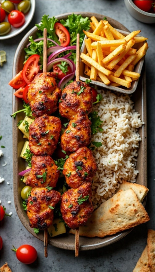 Food photography improved with HappyHorse color enhancement and sharpening